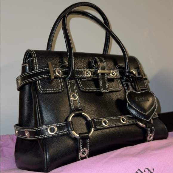black luella giselle handlebar leather authentic bag 💕 - Picture 3 of 6